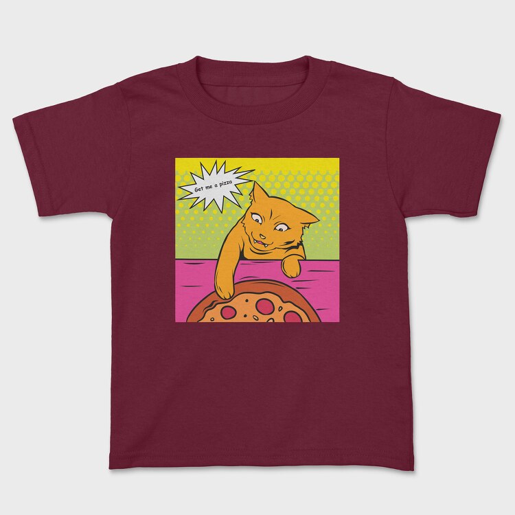 Get Me a Pizza, Kids' T-Shirt