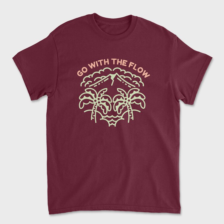 Go With the Flow, Unisex Men's T-Shirt