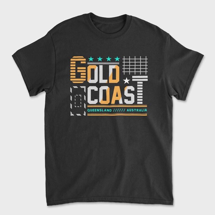 Gold Coast, Unisex Men's T-Shirt