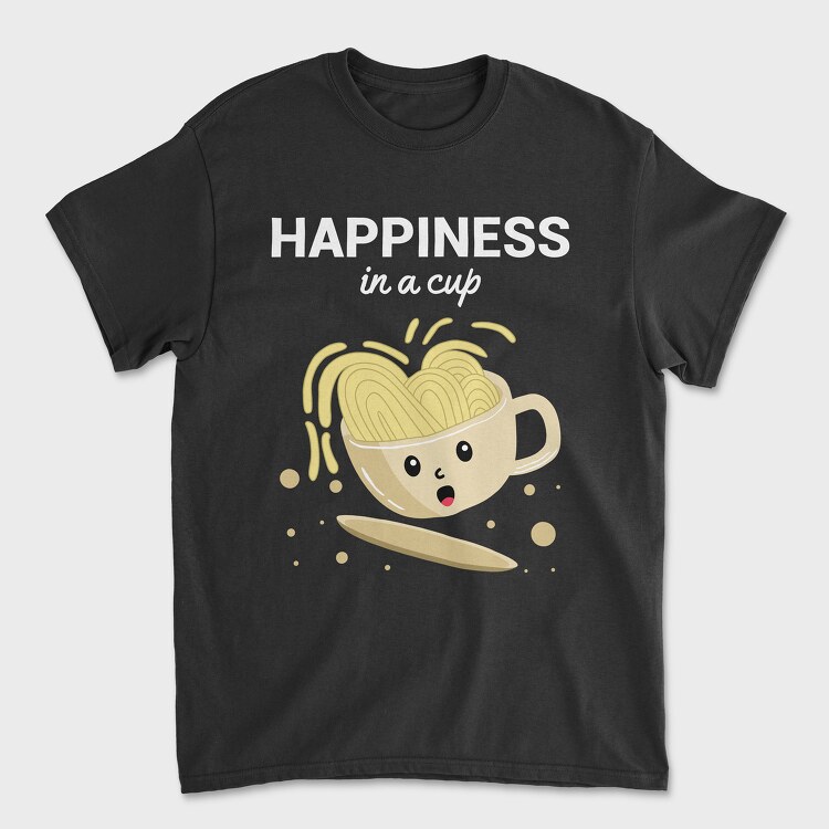 Happiness in a Cup, Унисекс Мъжка Тениска
