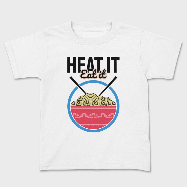Heat It Eat It, Kids' T-Shirt