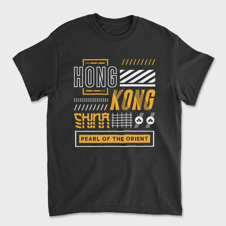 Hong Kong, Unisex Men's T-Shirt