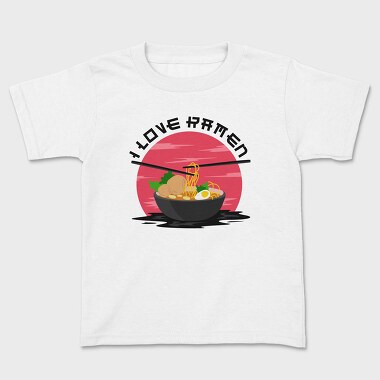 I Love Ramen, Kids' T-Shirt