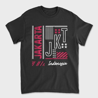 Jakarta, Unisex Men's T-Shirt