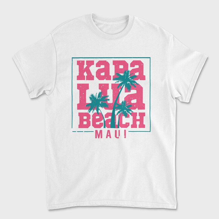 Kapalua Beach, Унисекс Мъжка Тениска