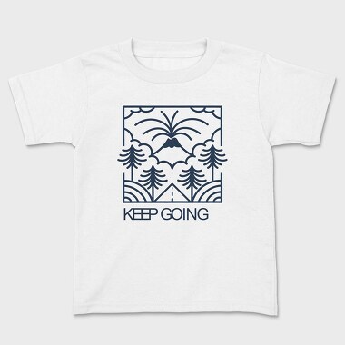 Keep Going, Kids' T-Shirt