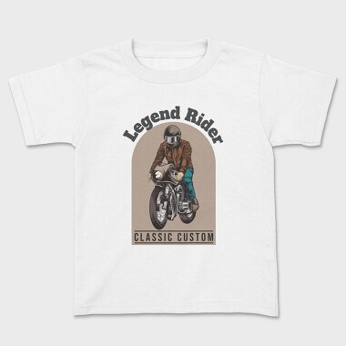 Legend Rider, Kids' T-Shirt