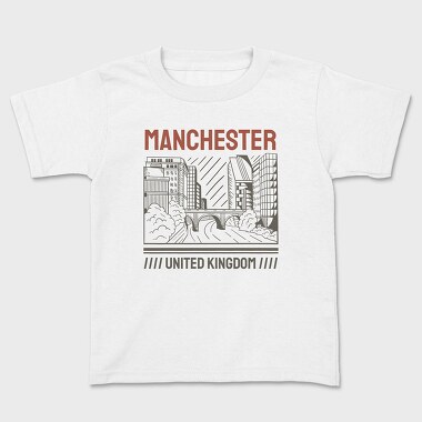 Manchester, Kids' T-Shirt