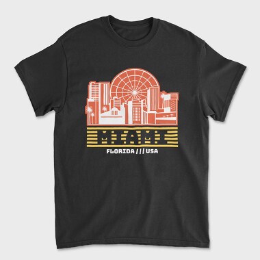 Miami, Unisex Men's T-Shirt