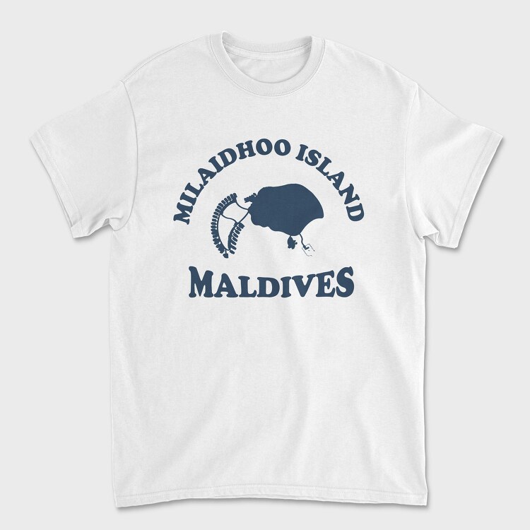 Milaidhoo Island, Унисекс Мъжка Тениска