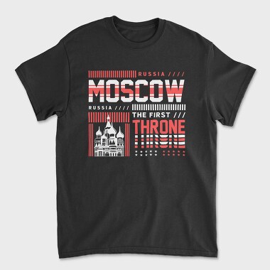 Moscow, Unisex Men's T-Shirt