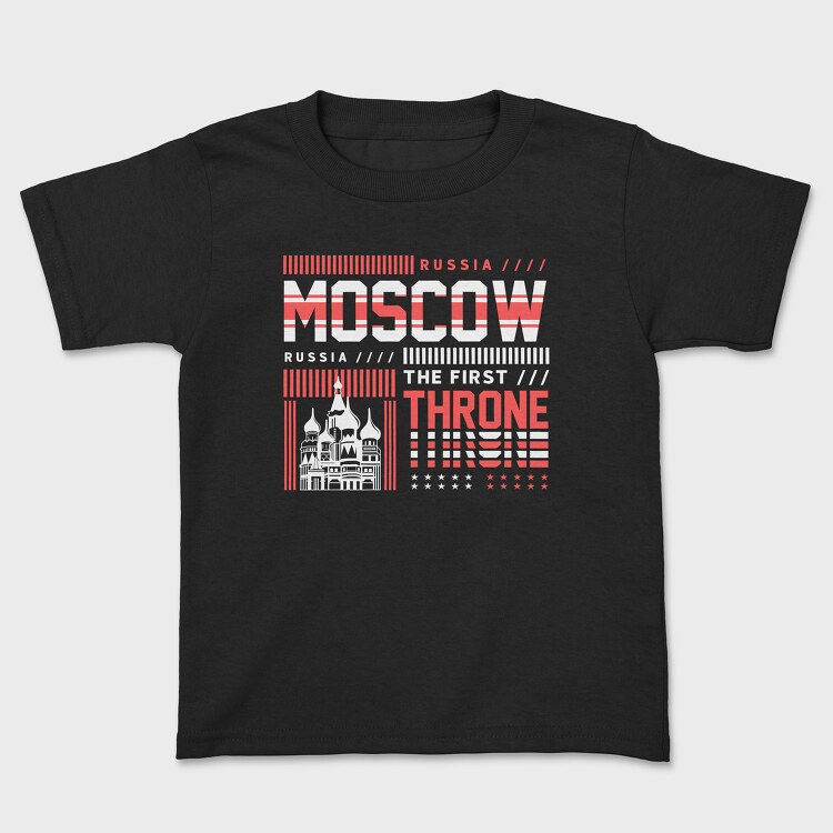 Moscow, Kids' T-Shirt