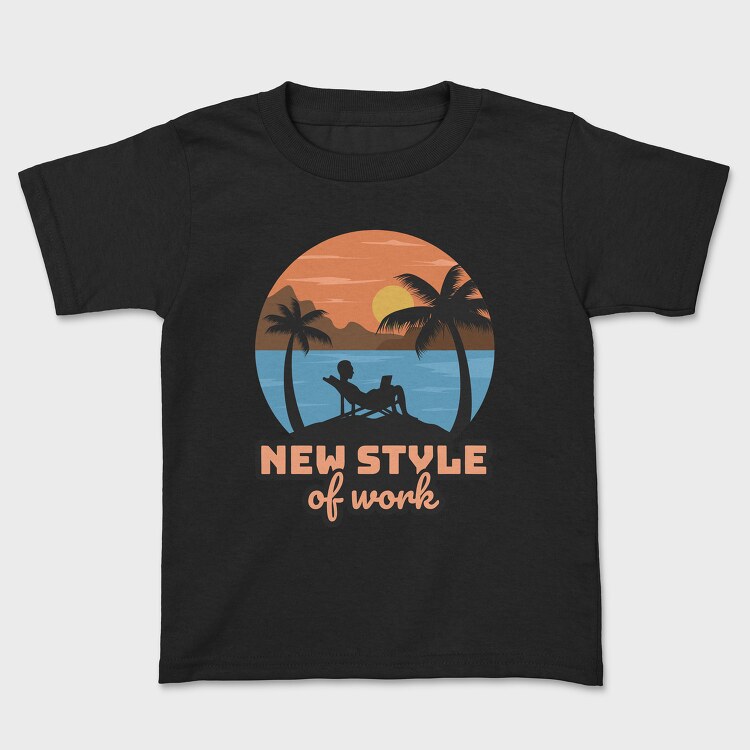 New Style of Work, Kids' T-Shirt