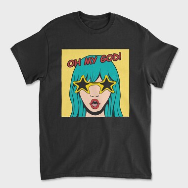 Oh My God, Unisex Men's T-Shirt