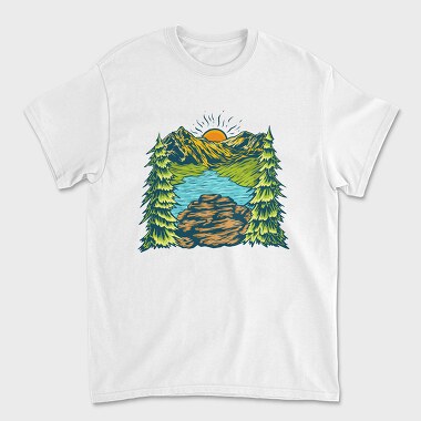 Unisex Men's T-Shirt, Outdoor Nature