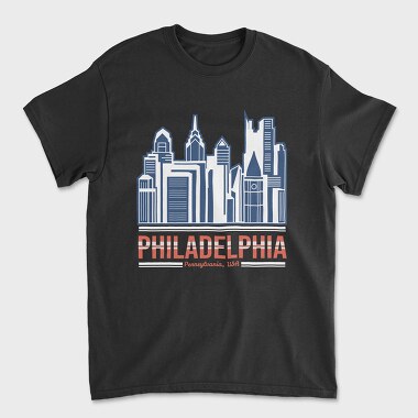 Philadelphia, Unisex Men's T-Shirt