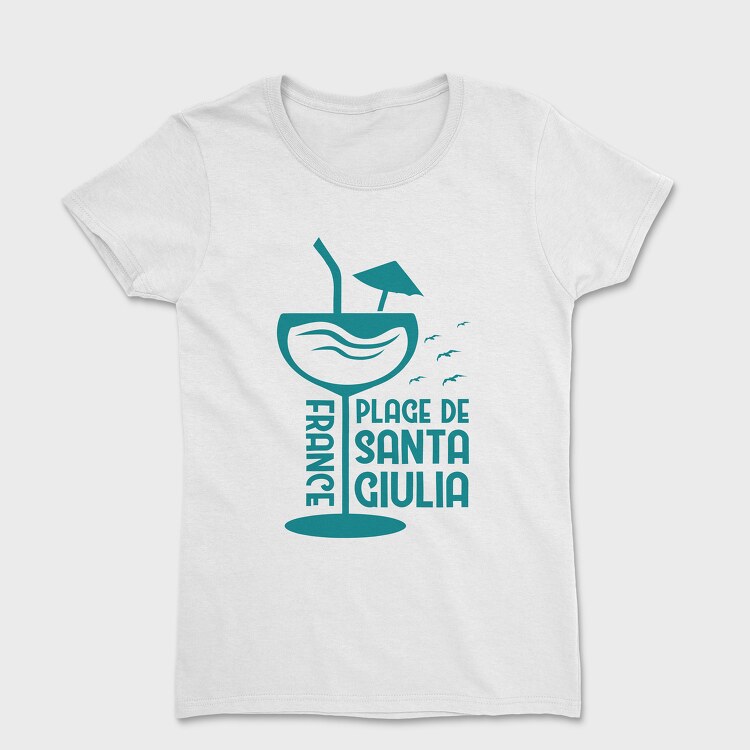 Plage De Santa Giulia, Women's T-Shirt