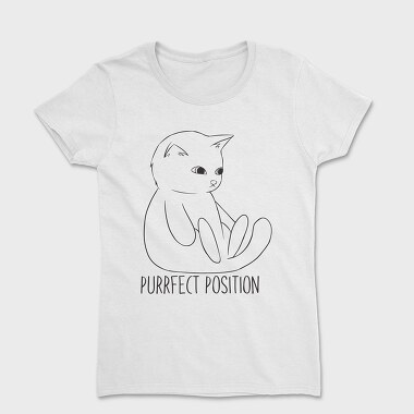 Purrfect Position, Women's T-Shirt