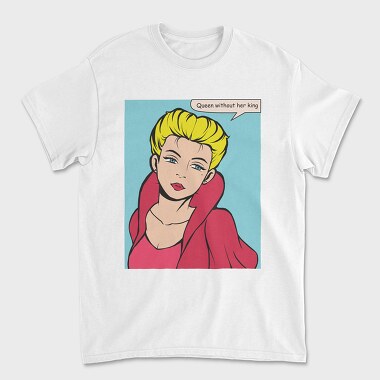 Queen Without Her King, Unisex Men's T-Shirt