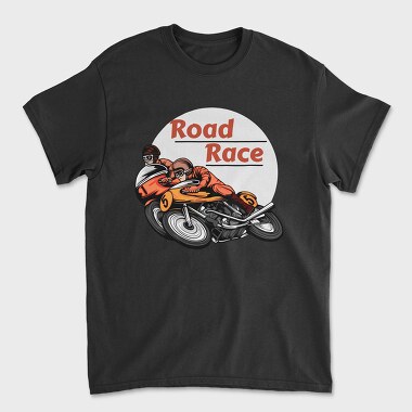 Road Race, Унисекс Мъжка Тениска