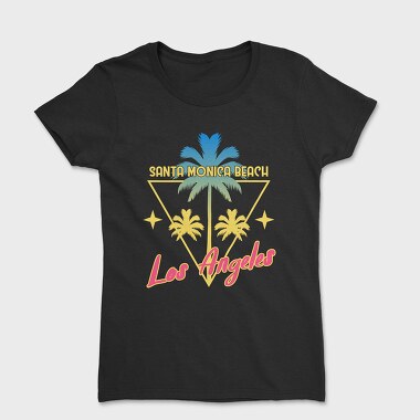 Santa Monica Beach, Women's T-Shirt