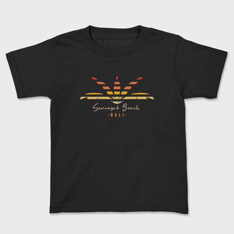 Seminyak Beach, Kids' T-Shirt