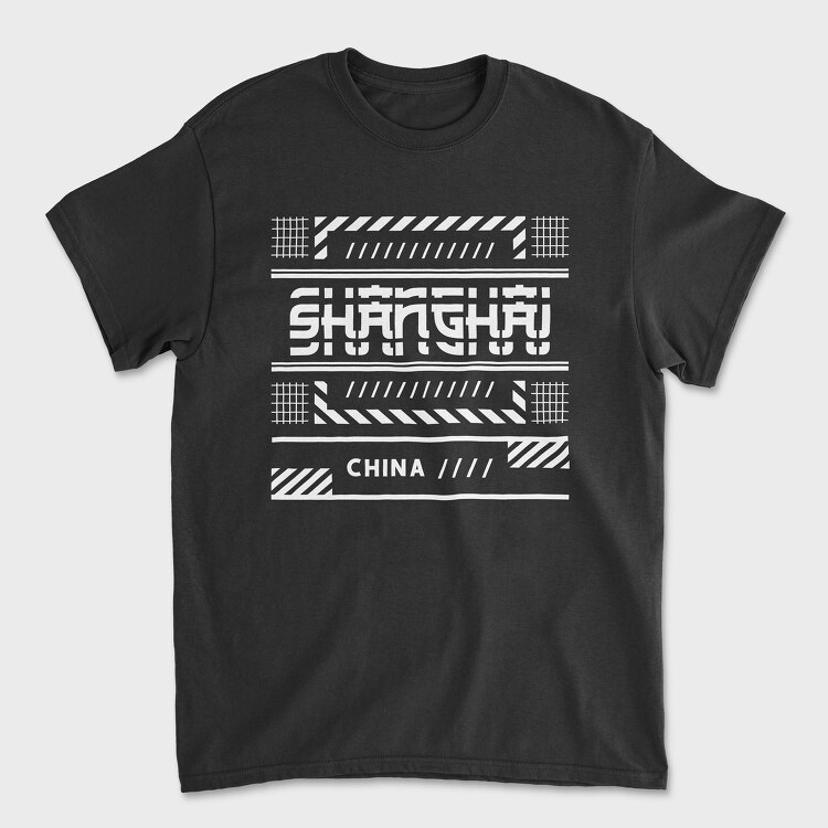 Shanghai, Unisex Men's T-Shirt