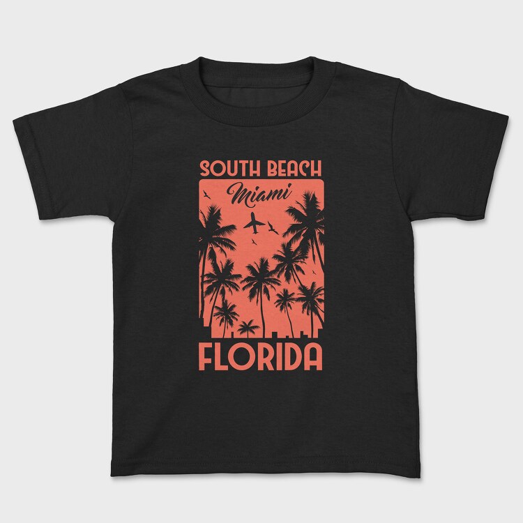 South Beach Miami, Kids' T-Shirt