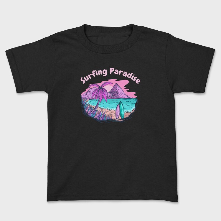 Surfing Paradise, Kids' T-Shirt