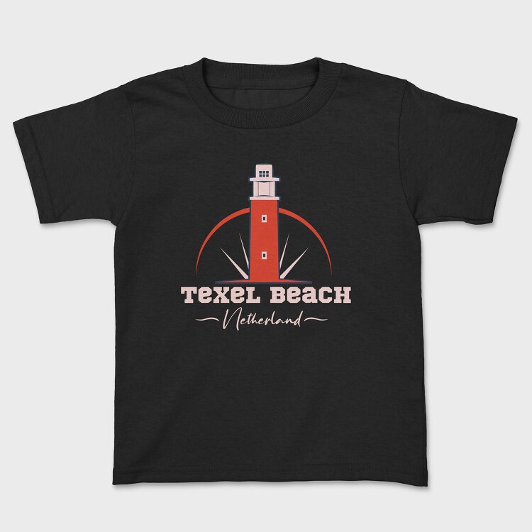Texel Beach, Kids' T-Shirt