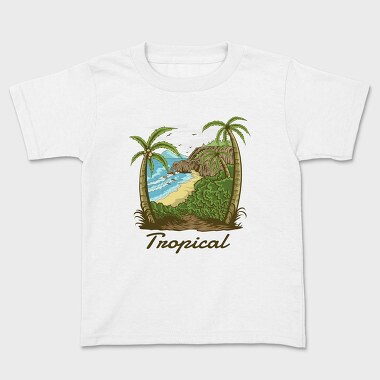 Tropical 2, Kids' T-Shirt