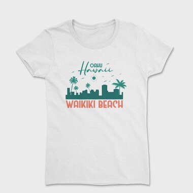 Waikiki Beach, Women's T-Shirt