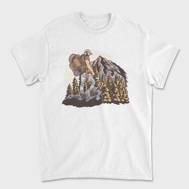 Wander More, Unisex Men's T-Shirt