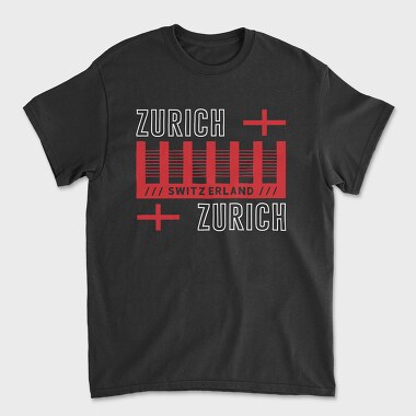Zurich, Unisex Men's T-Shirt