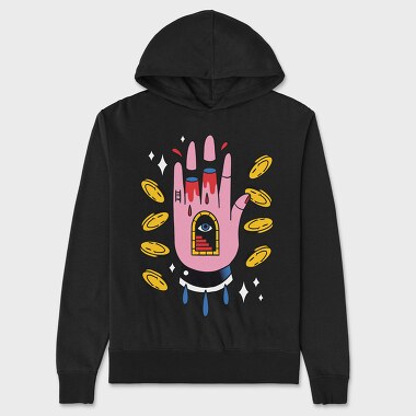 Bad Hand, Unisex Men's Hoodie