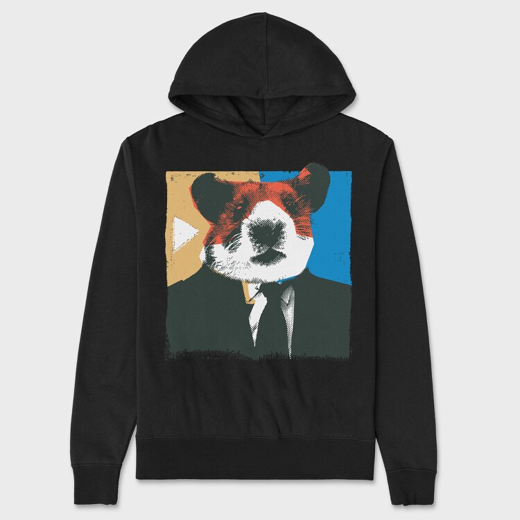 Hamster Head, Unisex Men's Hoodie
