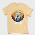 Skydiving Alpaca, Unisex Men's T-Shirt