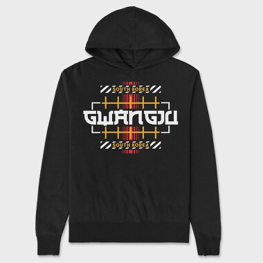 Gwangju, Unisex Men's Hoodie