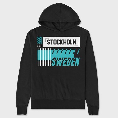 Stockholm, Unisex Men's Hoodie