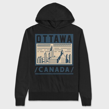 Ottawa, Unisex Men's Hoodie