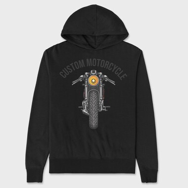 Custom Motorcycle, Unisex Men's Hoodie