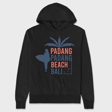 Padang Padang Beach, Unisex Men's Hoodie