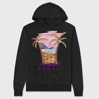 Hawaii, Unisex Men's Hoodie