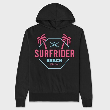 Surfrider Beach, Unisex Men's Hoodie