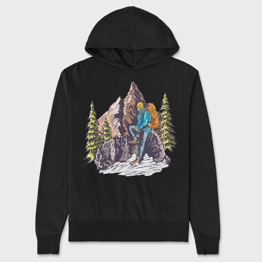 Hike More, Unisex Men's Hoodie