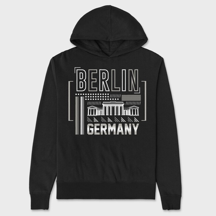 Berlin, Унисекс Мъжко Суичър