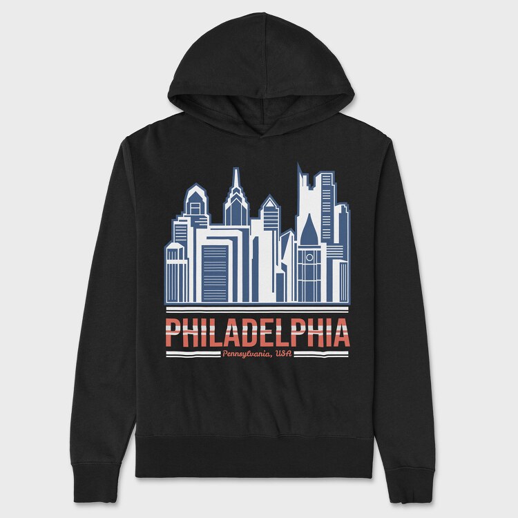Philadelphia, Унисекс Мъжко Суичър
