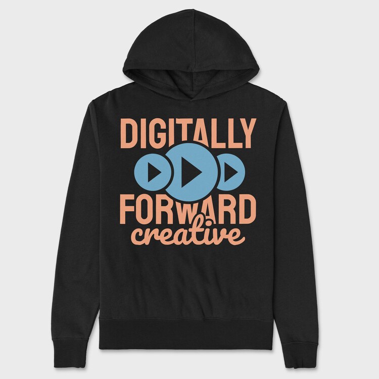 Digitally Forward Creative, Унисекс Мъжко Суичър