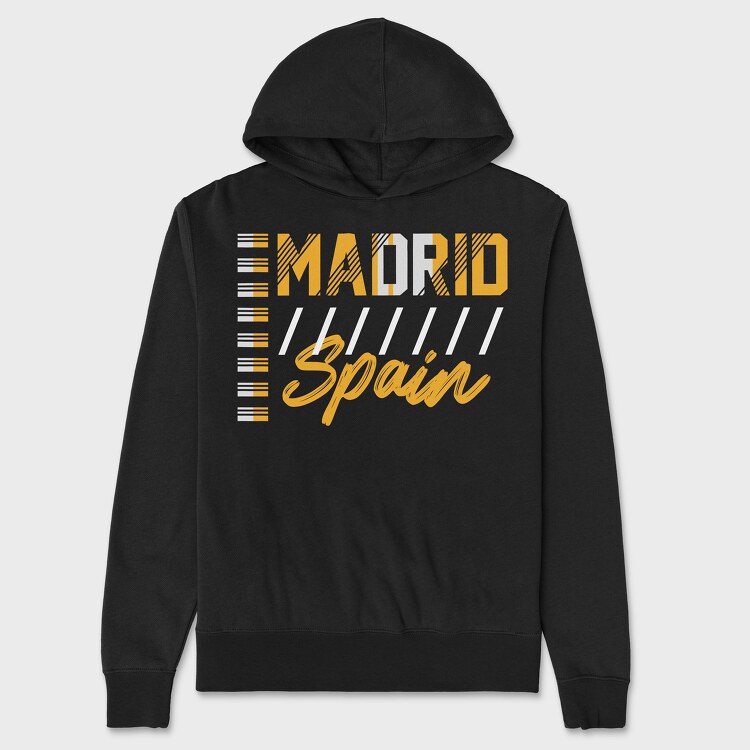 Madrid, Unisex Men's Hoodie