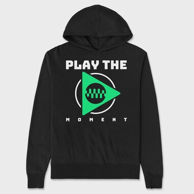 Play the Moment, Unisex Men's Hoodie
